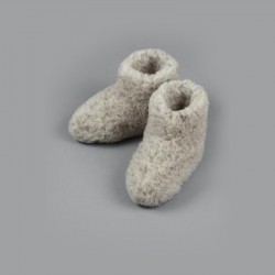 CHAUSSONS ENFANT GRIS